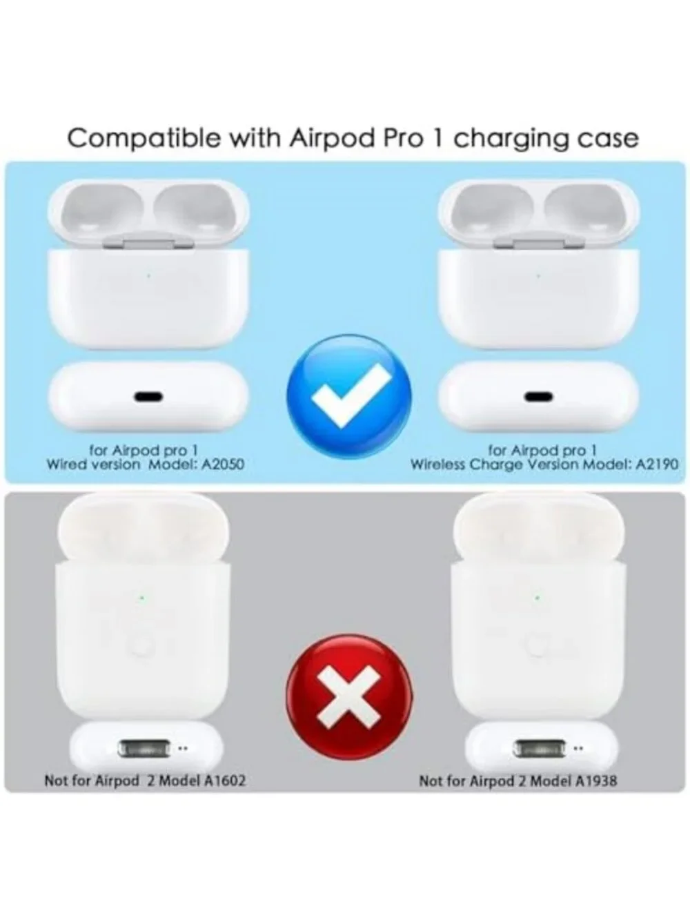 Single Right Earbud for AirPods Pro 1st Gen - OEM Replacement, Wireless Audio